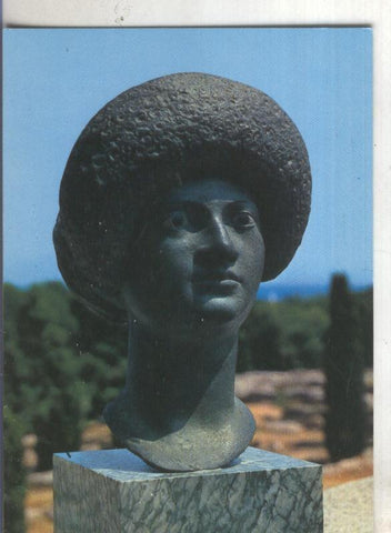 Postal 4829 : Retrato de Bronce epoca Dioclesiano en Ampurias