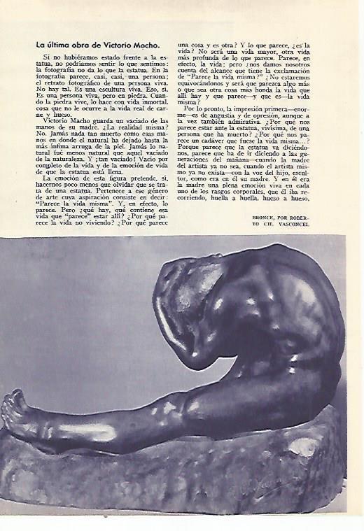 LAMINA BLANCO Y NEGRO 7941: Bronce por Roberto Ch. Vasconcel