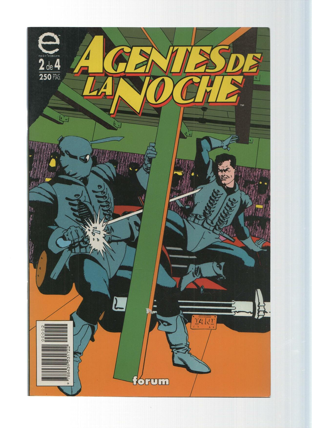 AGENTES DE LA NOCHE, Volumen 1: Numero 02 de 04 - Howard Chaykin  (Forum 1993 )