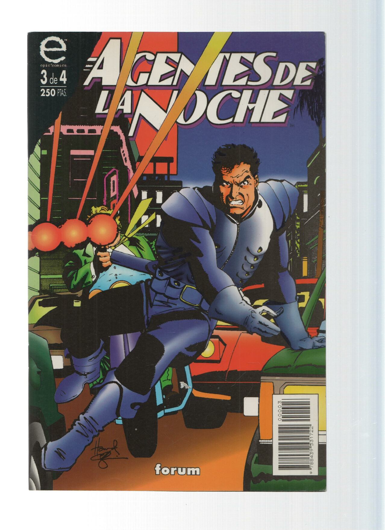 AGENTES DE LA NOCHE, Volumen 1: Numero 03 de 04 - Howard Chaykin  (Forum 1993 )