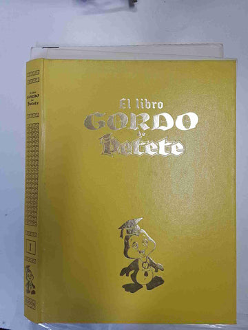 Tapa dura Tomo amarillo de El Libro Gordo de Petete