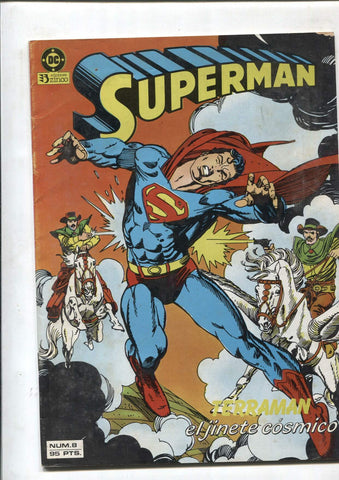 Superman volumen 1 numero 08: Terra Man (numerado 1 en trasera)