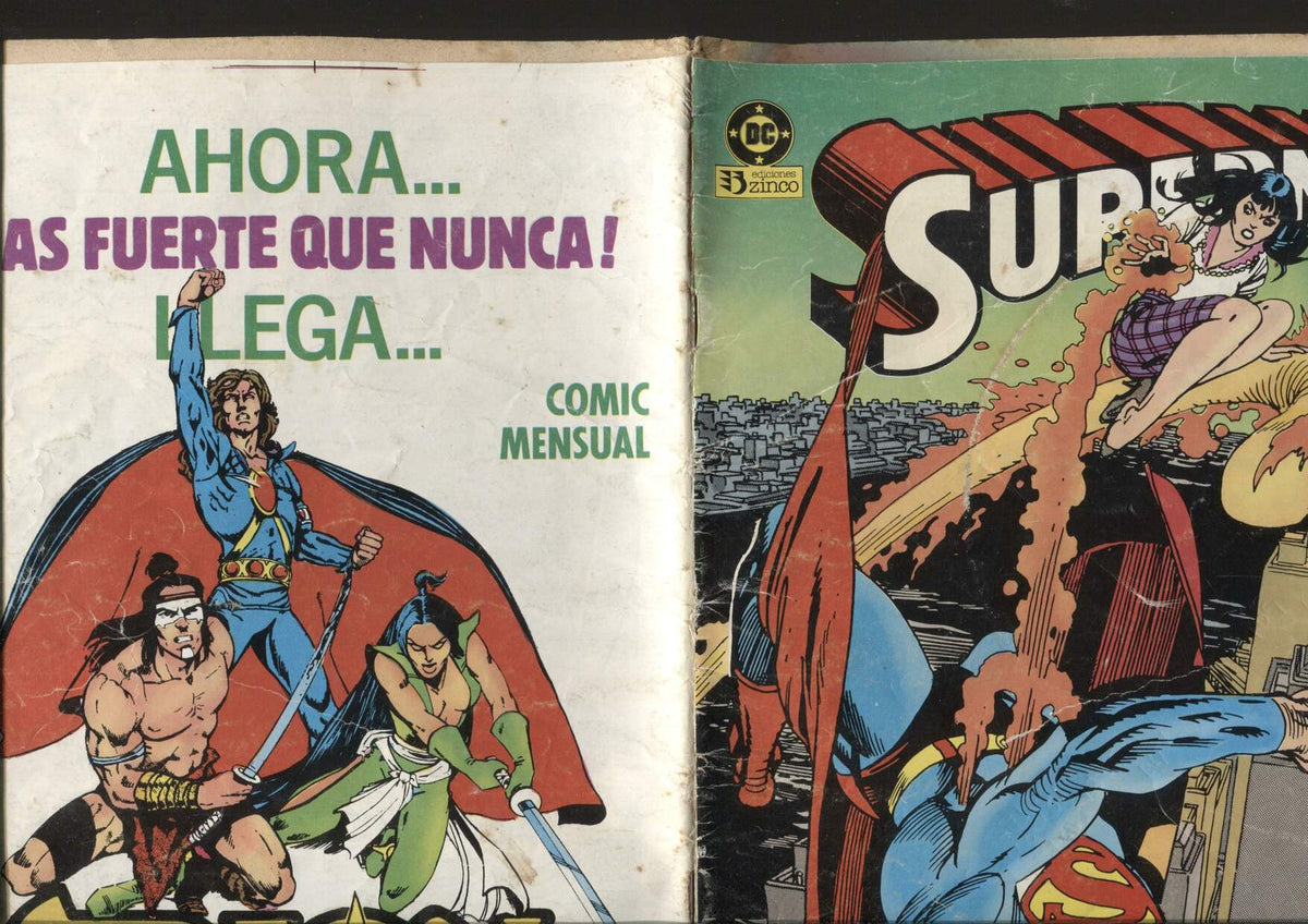 Superman volumen 1 numero 12: Euphor (numerado 2 en trasera)