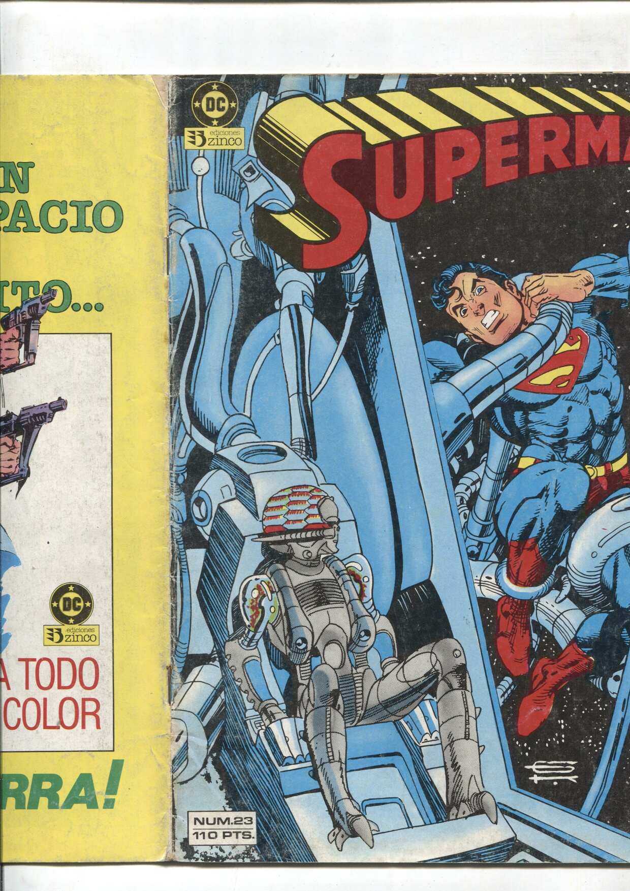 Superman volumen 1 numero 23: El primer paso (numerado 3 en trasera)