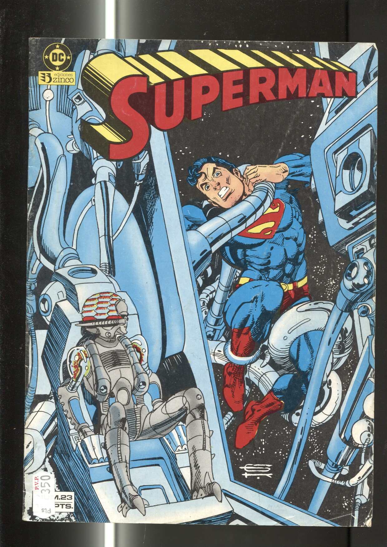 Superman volumen 1 numero 23: El primer paso (numerado 5 en trasera)