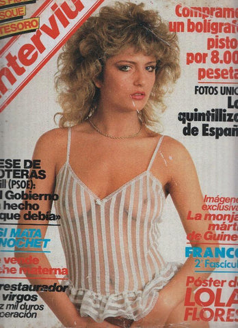 REVISTA INTERVIU NUMERO 384: CARLOTA (cello lado lomo con rotos en lomo)