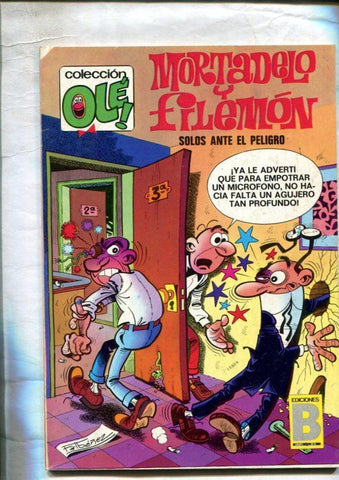 Coleccion Ole numero 121-M12: Mortadelo y Filemon: Solos ante el peligro