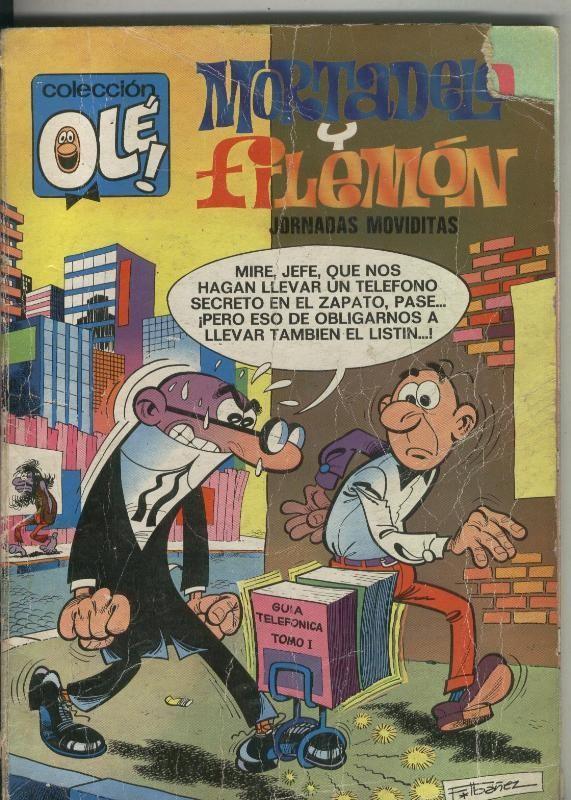 Coleccion Ole numero 035: Mortadelo y Filemon: Jornadas moviditas (numeracion en lomo)