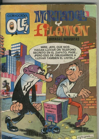 Coleccion Ole numero 035: Mortadelo y Filemon: Jornadas moviditas (numeracion en lomo)