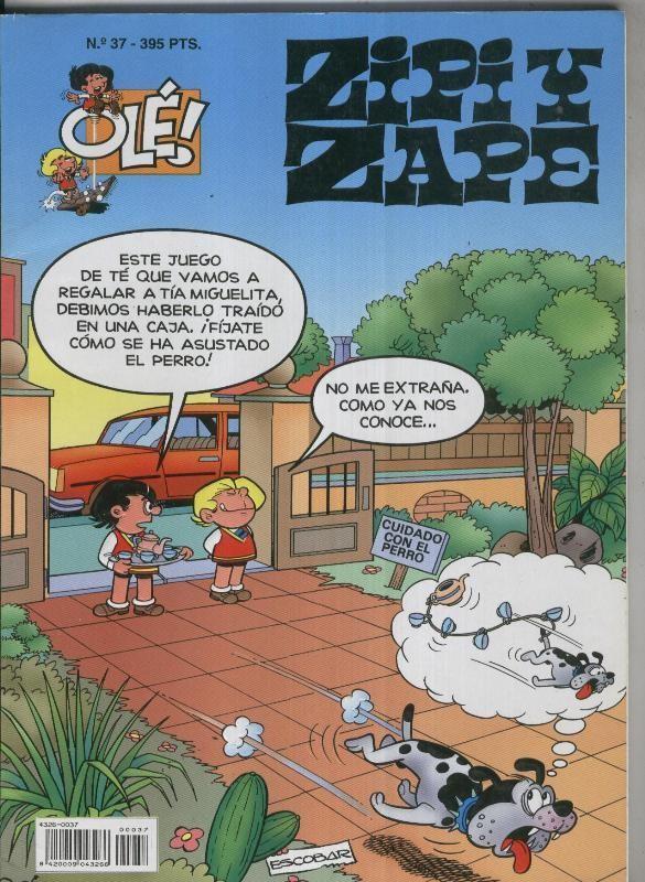 Coleccion Ole numero 037: Zipi y Zape (portada en relieve)