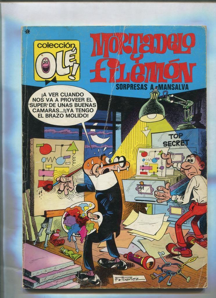 Coleccion Ole numero 091: Mortadelo y Filemon: Sorpresas a mansalva, 3ª edicion 21.11.1977