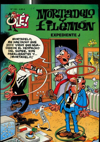 Coleccion Ole numero 135: Mortadelo y Filemon: Expediente J