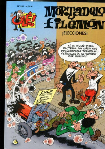 Coleccion Ole numero 203: Mortadelo y Filemon: Elecciones