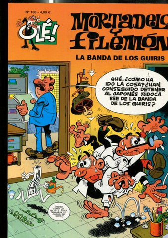 Coleccion Ole numero 138: Mortadelo y Filemon: La banda de los guiris