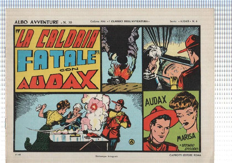 Comic Albo Avventure num 30: Audax num 06 - La caldaria fatale con Audax