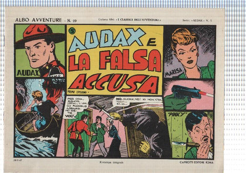 Comic Albo Avventure num 29: Audax num 05 - Audax e la falsa accusa