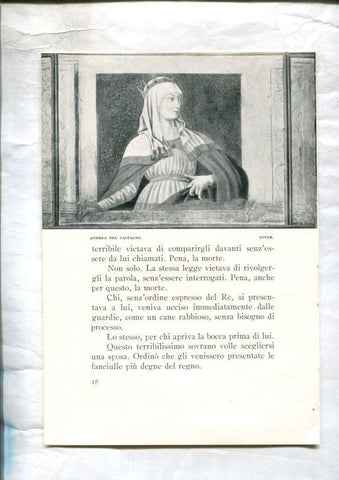  LEI racconti della vita di Maria: Lamina 08: Ester por Andrea del castagno