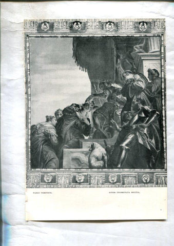  LEI racconti della vita di Maria: Lamina 10: Ester incoronata Regina por Paolo Veronese
