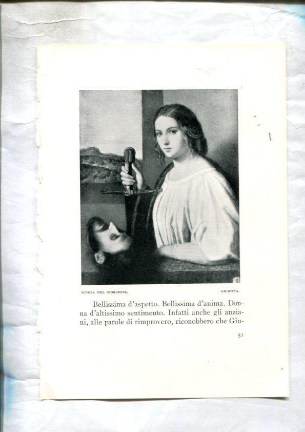  LEI racconti della vita di Maria: Lamina 19: Giuditta por Scuola del Giorgione