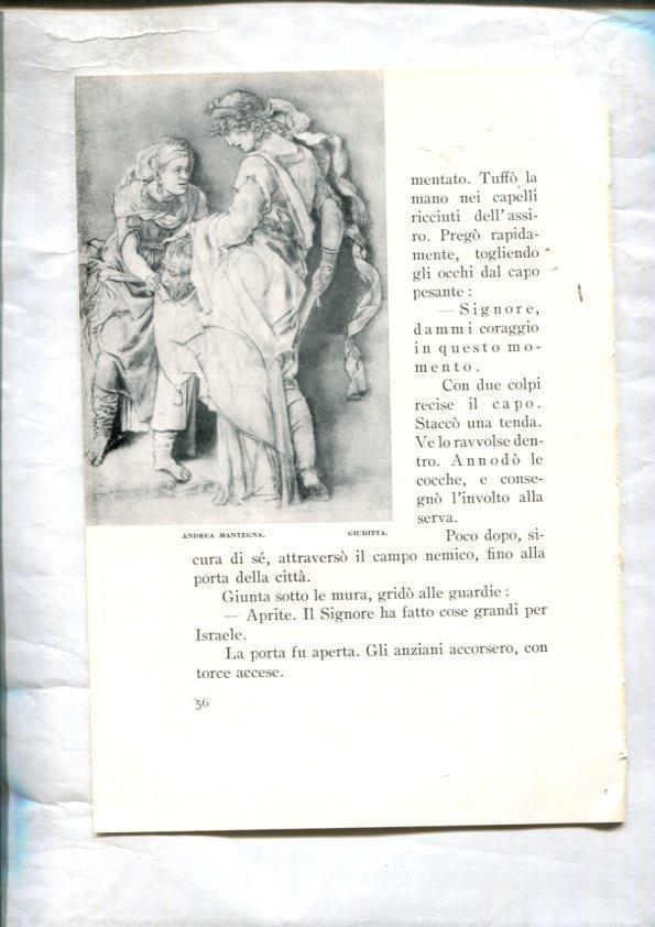  LEI racconti della vita di Maria: Lamina 21: Giuditta por Andrea Mantegna