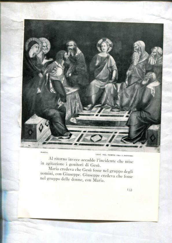  LEI racconti della vita di Maria: Lamina 48: Gesu nel templo fra i dottori por Barna