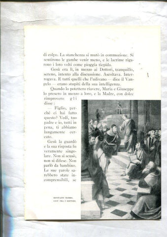  LEI racconti della vita di Maria: Lamina 49: Gesu fra i dottori por Bonifazio Bembo