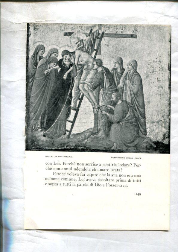  LEI racconti della vita di Maria: Lamina 53: Deposizione dalla croce por Duccio di Boninsegna