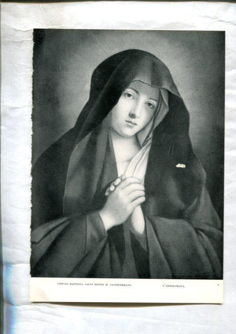  LEI racconti della vita di Maria: Lamina 54: L'addolorata por Giovan Battista Salvi Detto il Sassoferrato