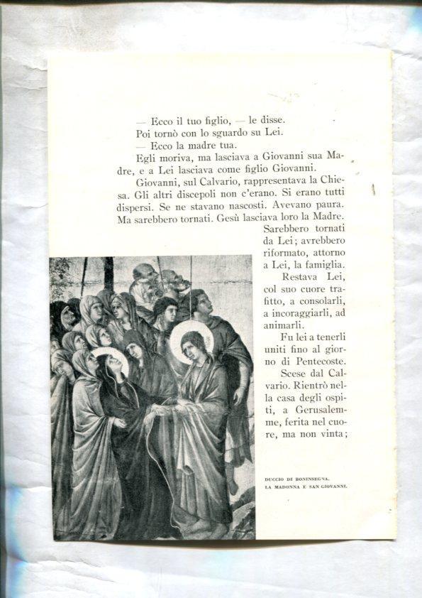 LEI racconti della vita di Maria: Lamina 56: La Madonna e San Giovanni por Duccio di Boninsegna