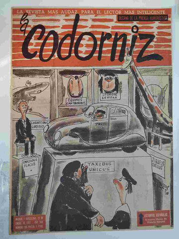 Revista: La Codorniz numero 0793, 27 de enero de 1957 año XVII - el  nuevo Museo de Historia Natural