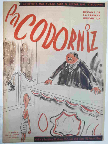 Revista: La Codorniz numero 0795, 10 de febrero de 1957 año XVII