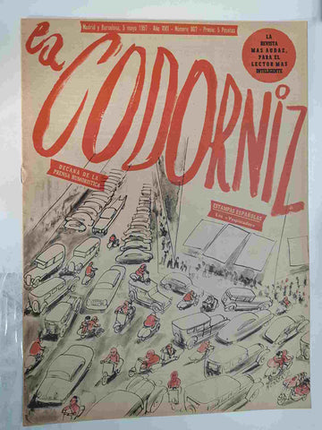 Revista: La Codorniz numero 0807, 5 de mayo de 1957 año XVII - los vespistados