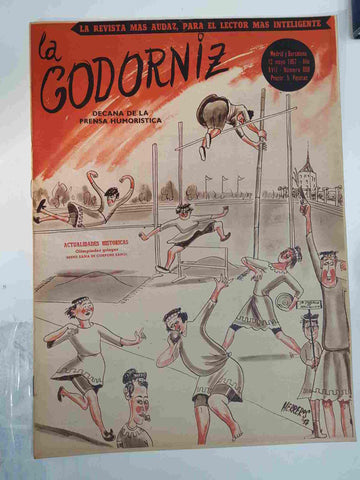 Revista: La Codorniz numero 0808, 12 de mayo de 1957 año XVII - olimpiadas griegas
