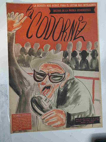 Revista: La Codorniz numero 0811, 2 de junio de 1957 año XVII - Nuestra seleccion triunfa