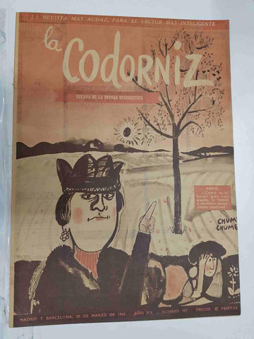 Revista: La Codorniz numero 0957, 20 de marzo de 1960 año XX - Arbol