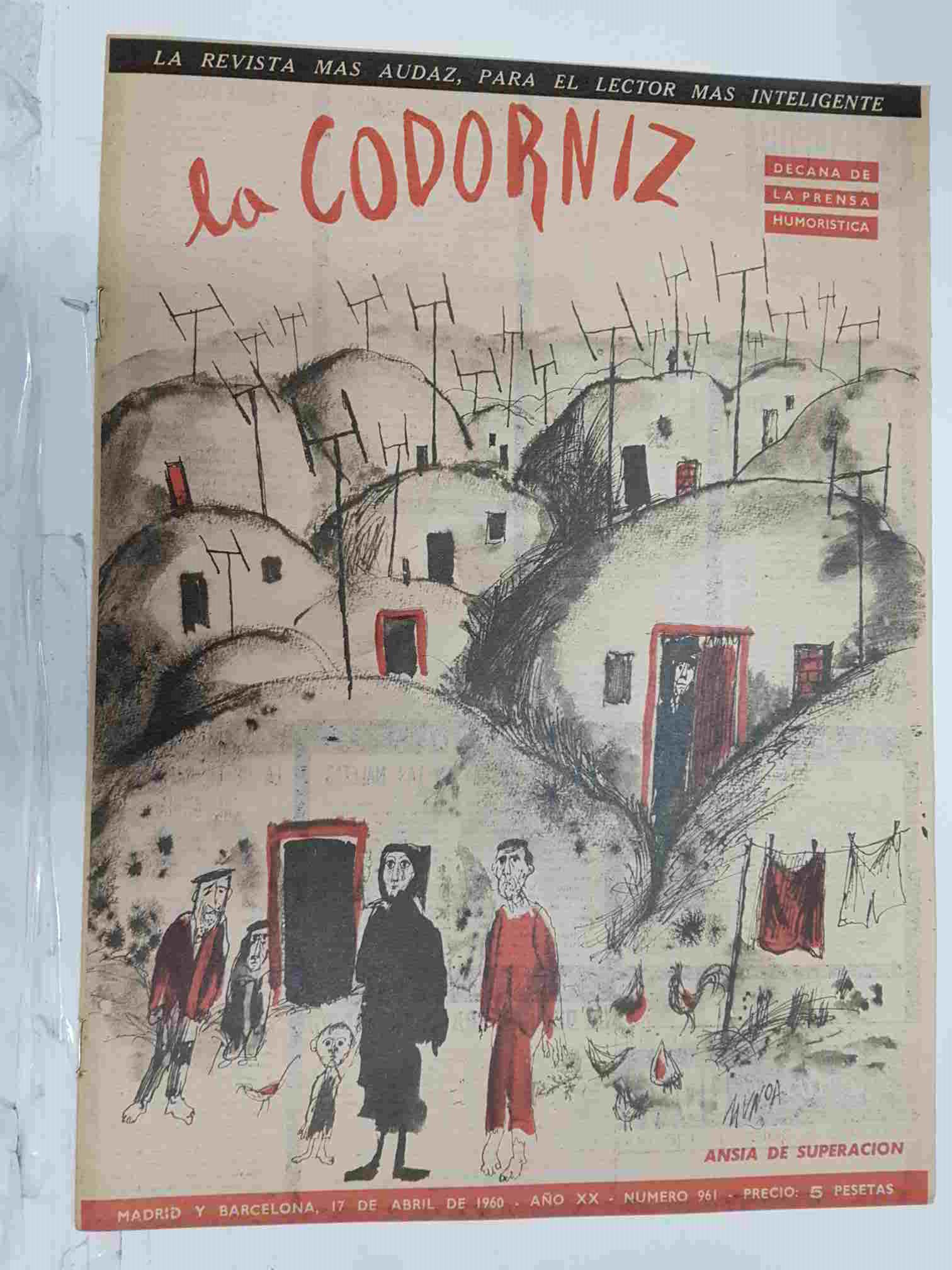 Revista: La Codorniz numero 0961, 17 de abril de 1960 año XX - Ansia de superacion
