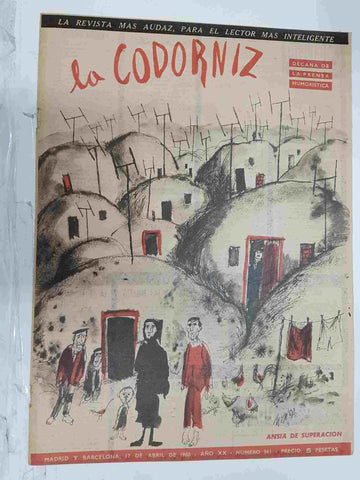Revista: La Codorniz numero 0961, 17 de abril de 1960 año XX - Ansia de superacion