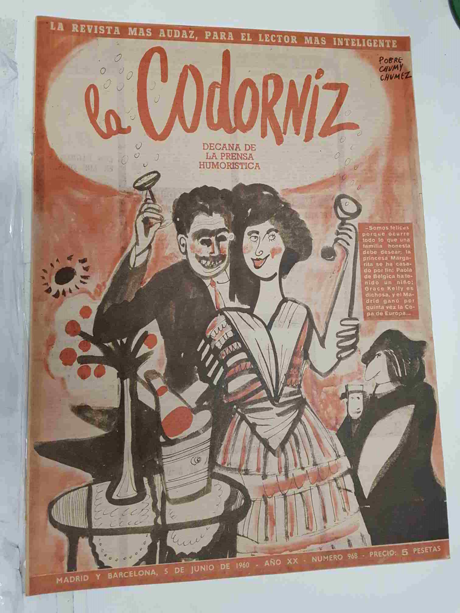 Revista la Codorniz: num 0968, Año XX, 5 de Junio de 1960 
