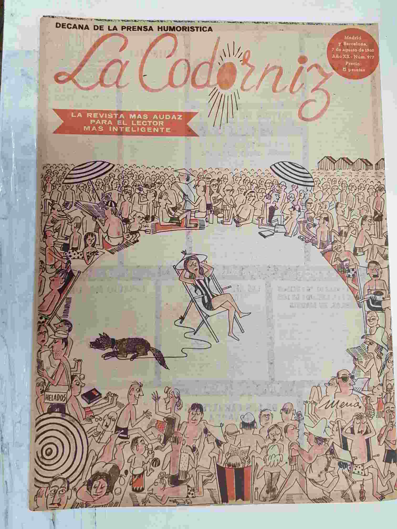 Revista la Codorniz: num 0977, Año XX, 7 de Agosto de 1960