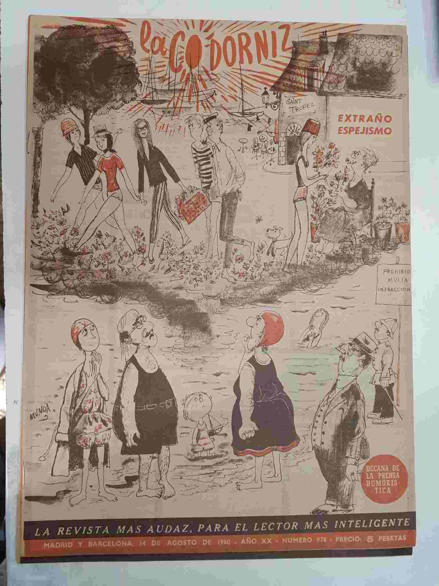 Revista la Codorniz: num 0978, Año XX, 14 de Agosto de 1960 - Extraño espejismo