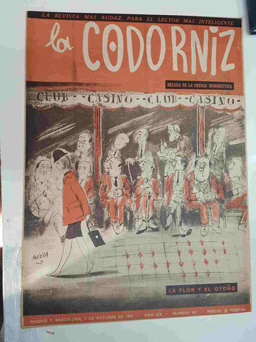 Revista la Codorniz: num 0985, Año XX, 2 de octubre de 1960 - La flor y el otoño