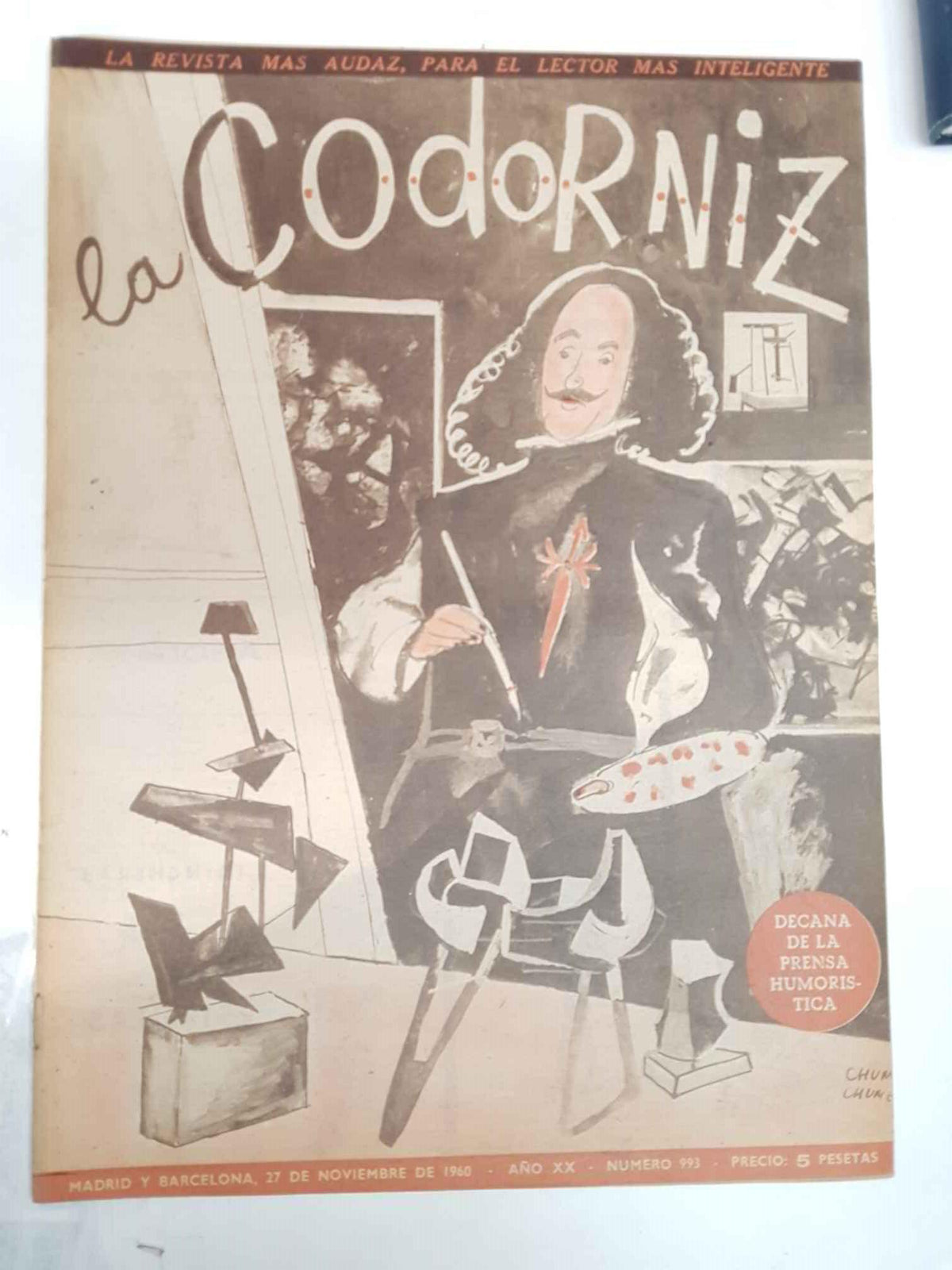 Revista la Codorniz: num 0993, Año XX, 27 de noviembre de 1960
