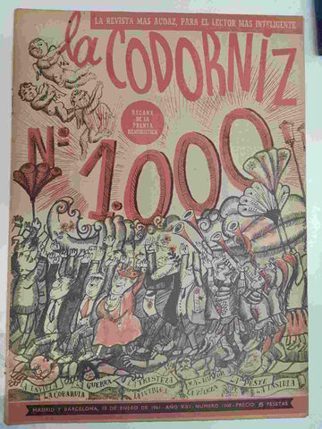 Revista la Codorniz: num 1000, Año XXI, 15 de Enero de 1961