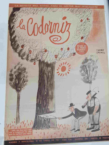 Revista la Codorniz: num 1001, Año XXI, 22 de Enero de 1961