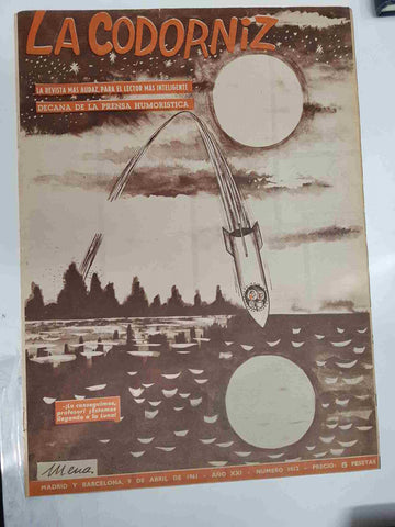 Revista la Codorniz: num 1012 Año XXI, 9 de Abril de 1961 - Viaje a la luna