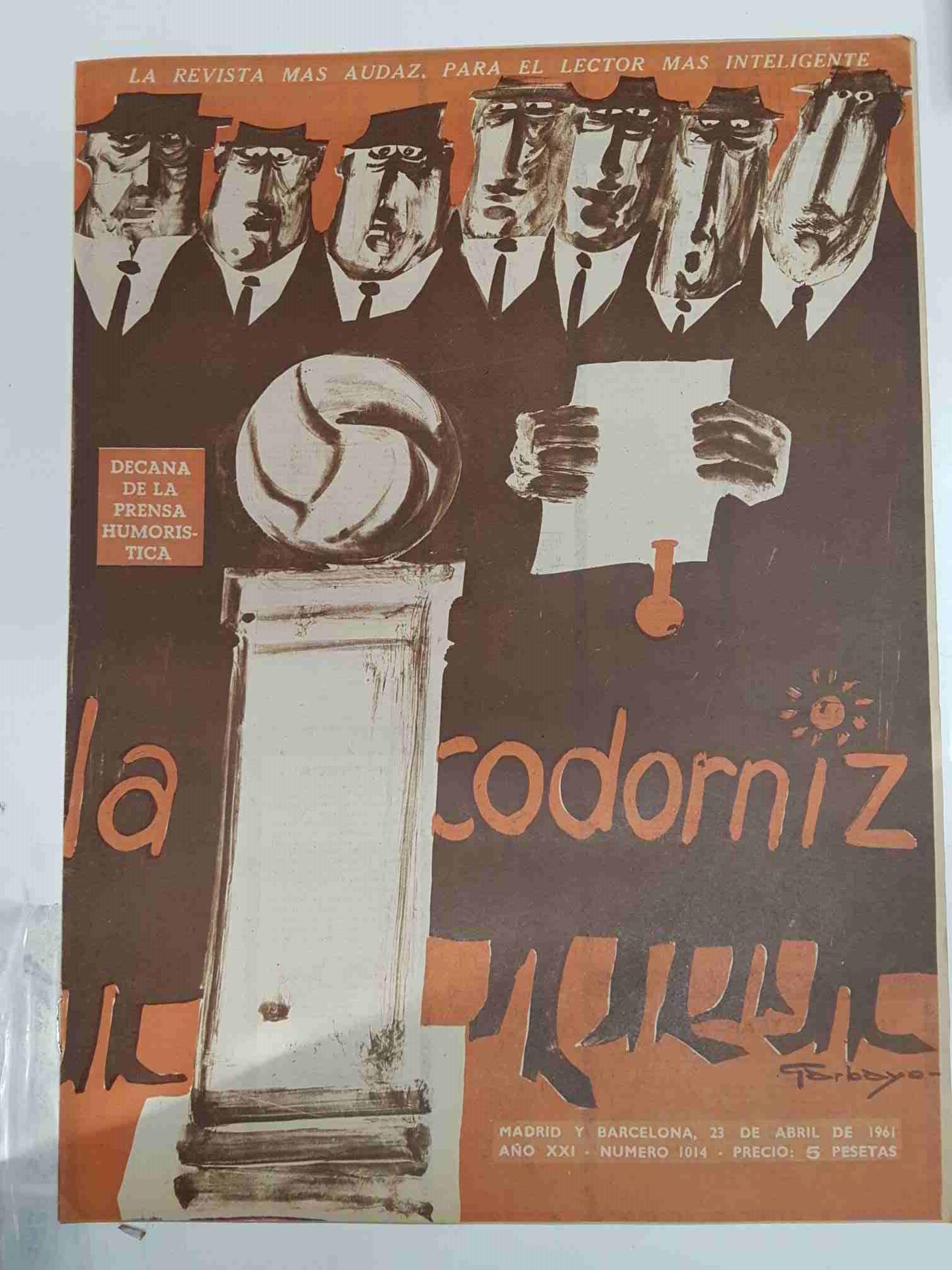 Revista la Codorniz: num 1014 Año XXI, 23 de Abril de 1961