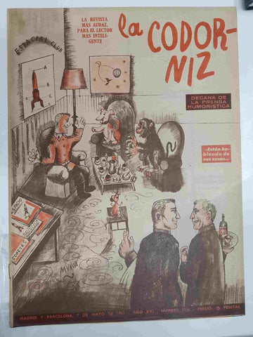 Revista la Codorniz: num 1016 Año XXI, 7de Mayo de 1961