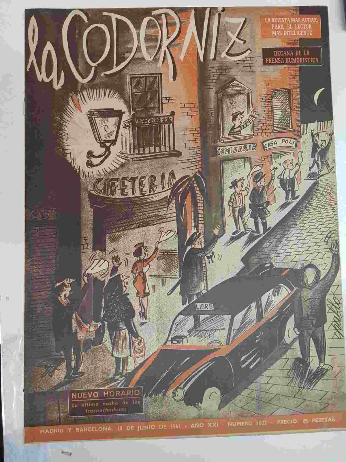 Revista la Codorniz: num 1022 Año XXI, 18 de Junio de 1961