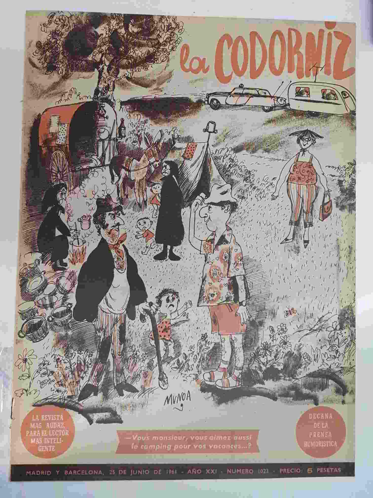 Revista la Codorniz: num 1023 Año XXI, 25 de Junio de 1961