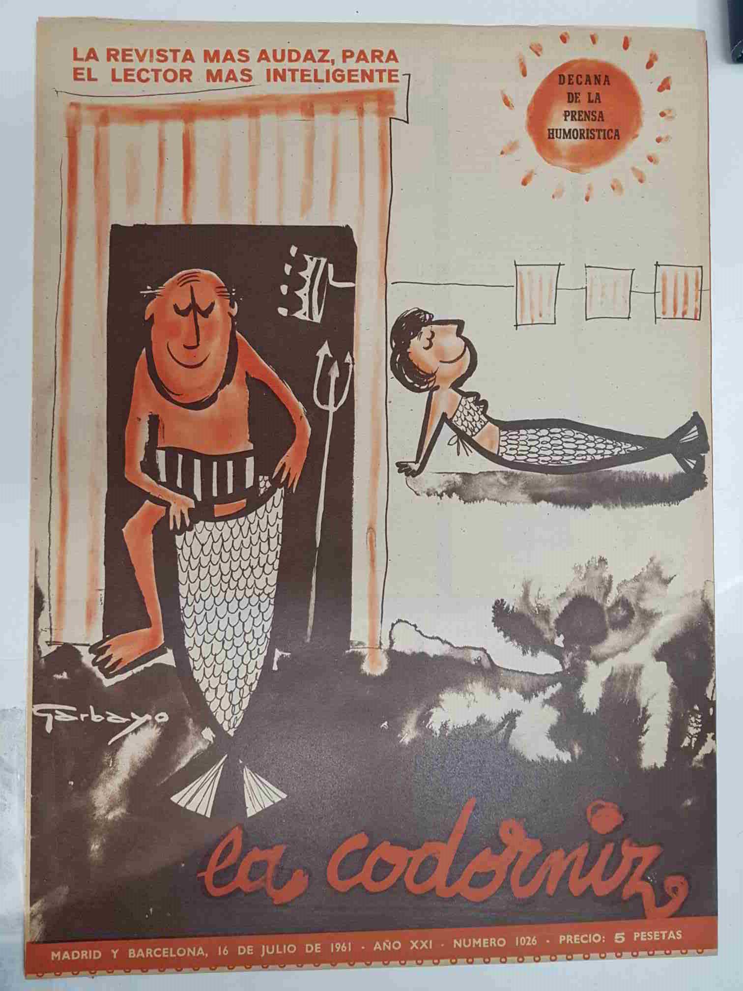 Revista la Codorniz: num 1026 Año XXI, 16 de Julio de 1961